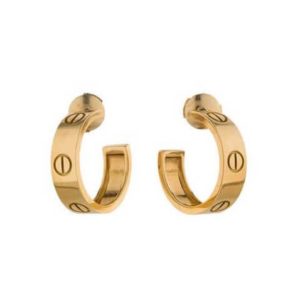 Серьги Cartier Love желтое золото