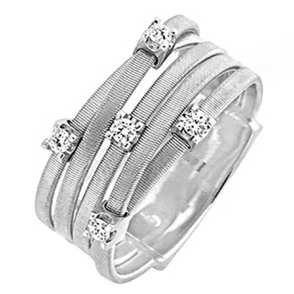 Marco Bicego Goa Collection 18K White Gold Ring