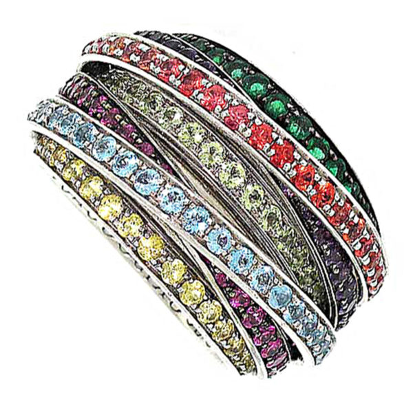 de Grisogono Allegra Ring Colored Stones