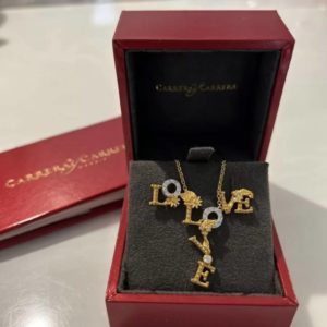 Новый золотой комплект Carrera y Carrera с бриллиантами