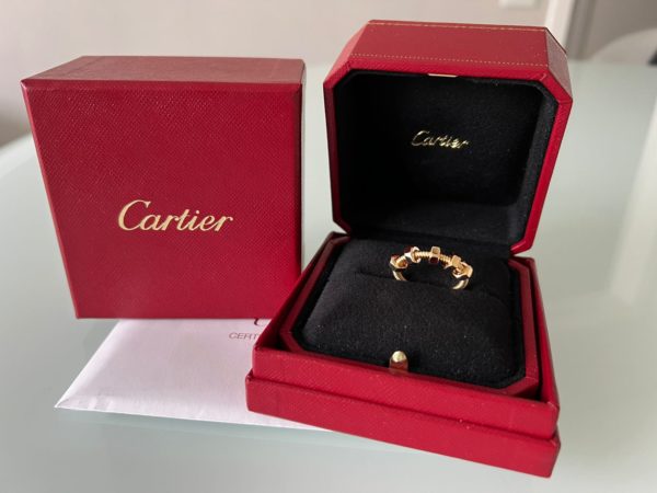 Новое кольцо Ecrou De Cartier rose gold