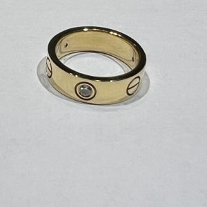 Золотое кольцо Cartier Love 750 пробы