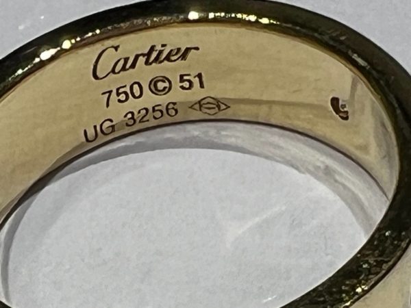 Золотое кольцо Cartier Love 750 пробы