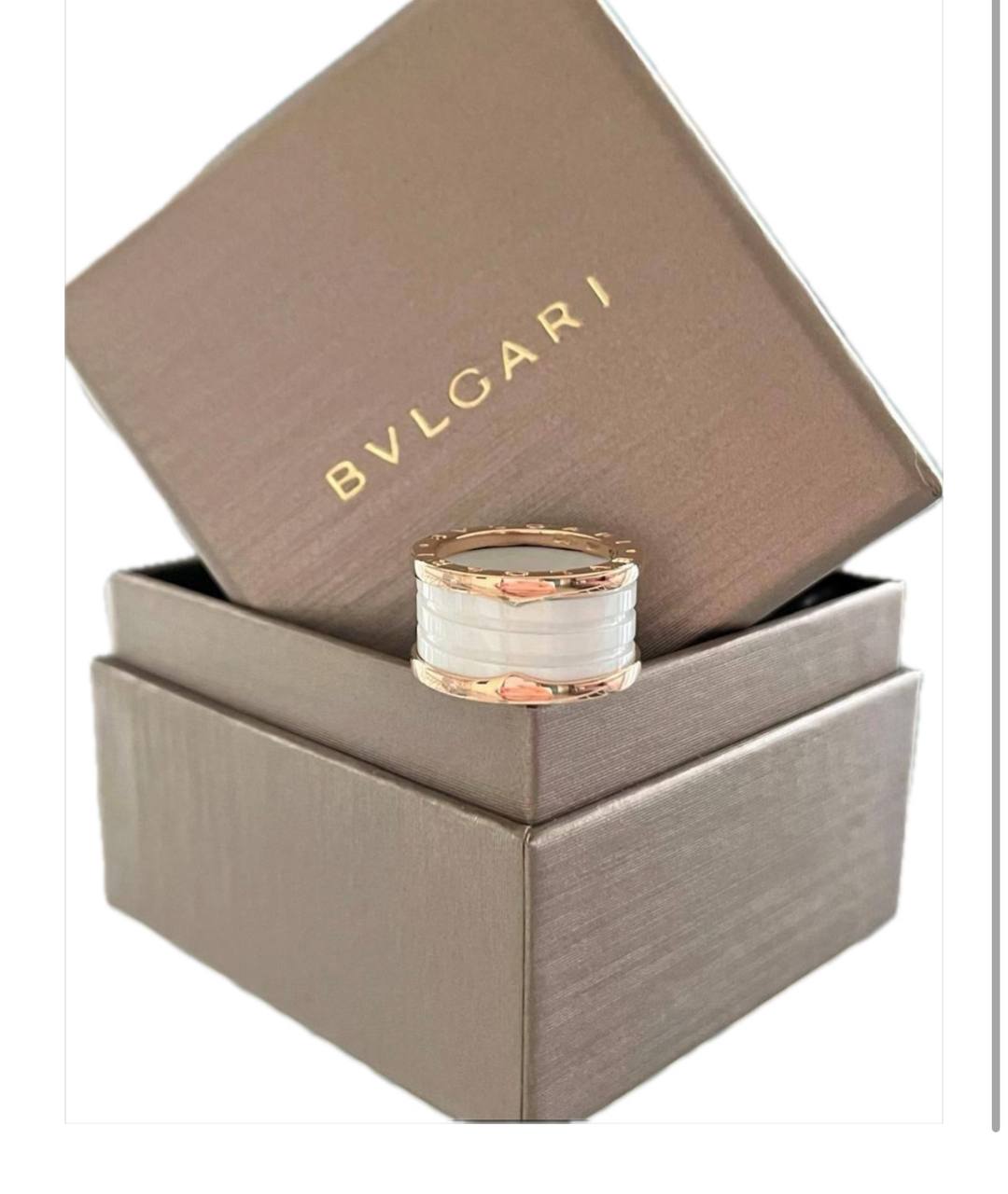Продается золотое кольцо Bvlgari B Zero 1 с керамикой в очень хорошем состоянии