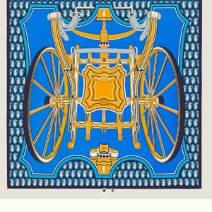 Новый шелковый платок Hermes Les Roues De Phaeton