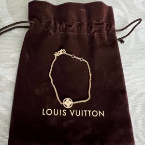 Золотой браслет Louis Vuitton с бриллиантами 750 пробы в идеальном состоянии