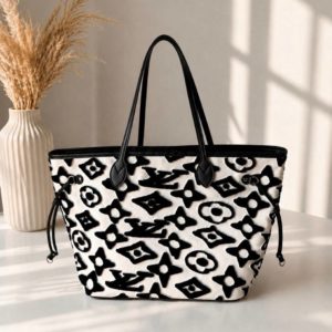 Сумка Louis Vuitton Neverful коллекция Urs Fisher в комплекте с пыльником