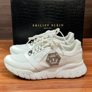 Продаются кожаные кроссовки Philipp Plein в отличном состоянии